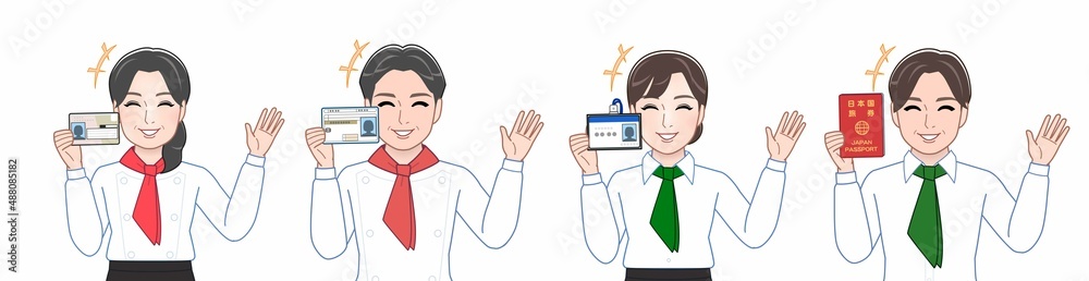 レストランで働く人々 レストランで働く人々