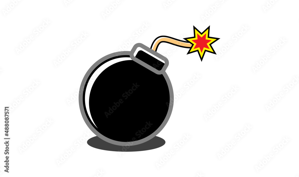 cartoon bomb, doodle icon, bomb, vector illustration cartoon bomb, doodle icon, bomb, vector illustration