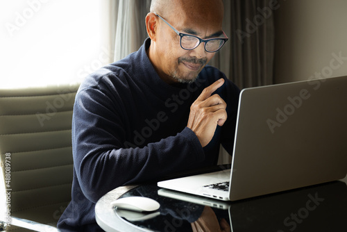 businessman with laptop
