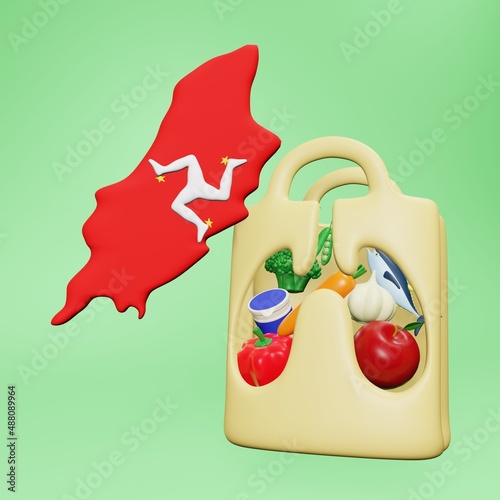 3d rendering of the need and consumption of nutrients for a healthy lungs in Isle of Man