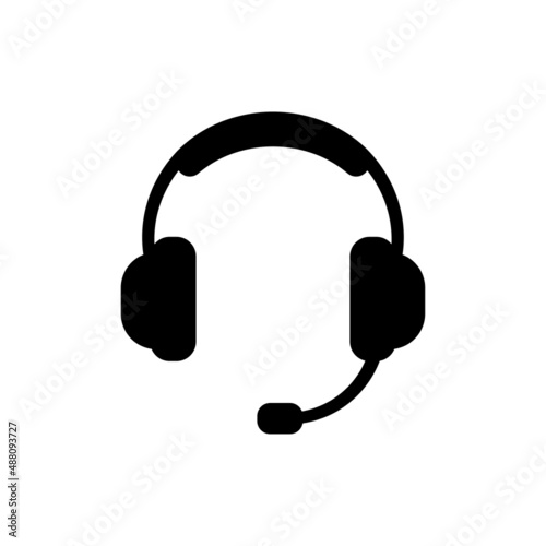 headphone icon design template vector