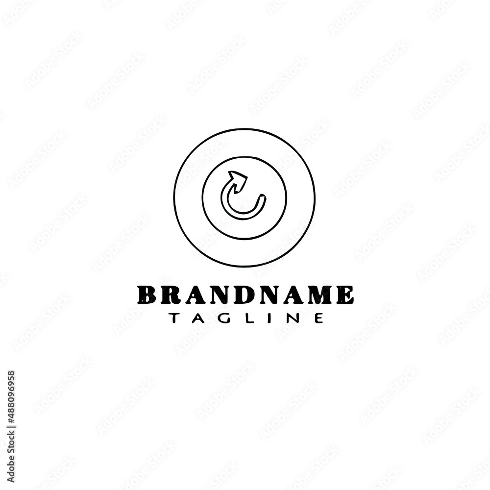 circle logo for refresh or loading logo cartoon icon design vector illustration circle logo for refresh or loading logo cartoon icon design vector illustration