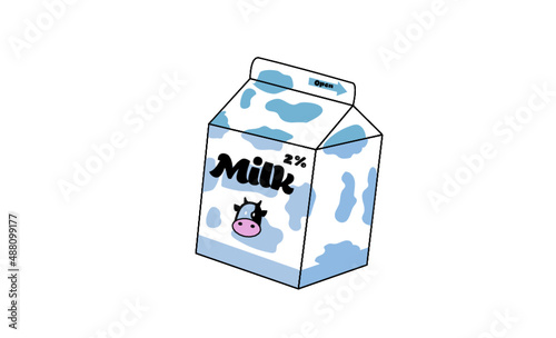 2% Milk Blue