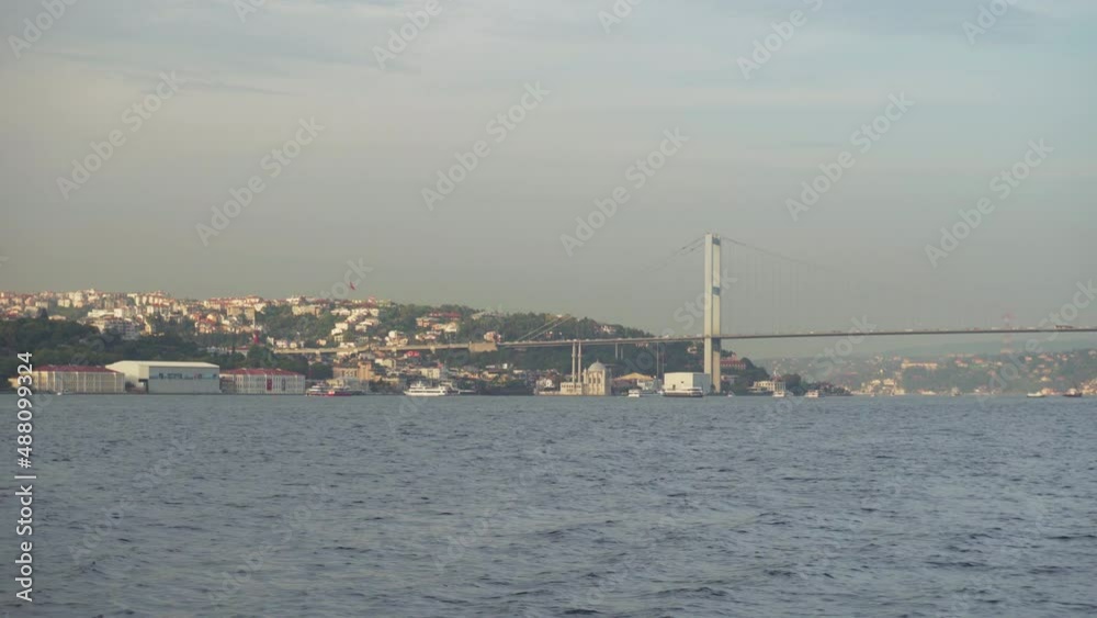 Awesome view of the Bosphorus Bridge in Istanbul, Turkey Awesome view of the Bosphorus Bridge in Istanbul, Turkey