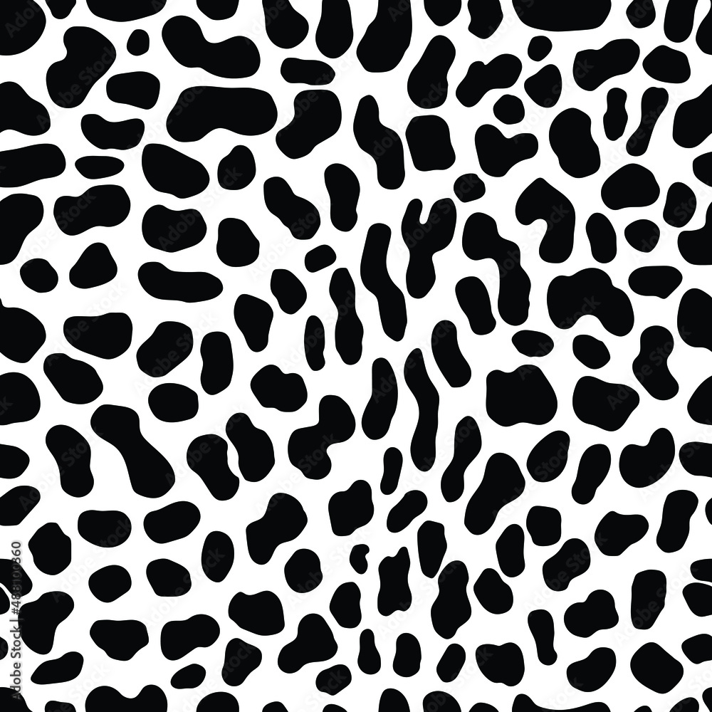 Vector black leopard print pattern animal seamless. Leopard skin abstract for printing, cutting and crafts Ideal for mugs, stickers, stencils, web, cover. wall stickers, home decorate and more. Vector black leopard print pattern animal seamless. Leopard skin abstract for printing, cutting and crafts Ideal for mugs, stickers, stencils, web, cover. wall stickers, home decorate and more.