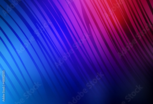Dark Blue, Red vector template with wry lines.