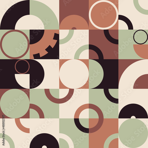 Seamless retro pattern. geometri pattern. abstract.