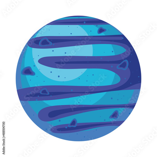 planet or sphere blue