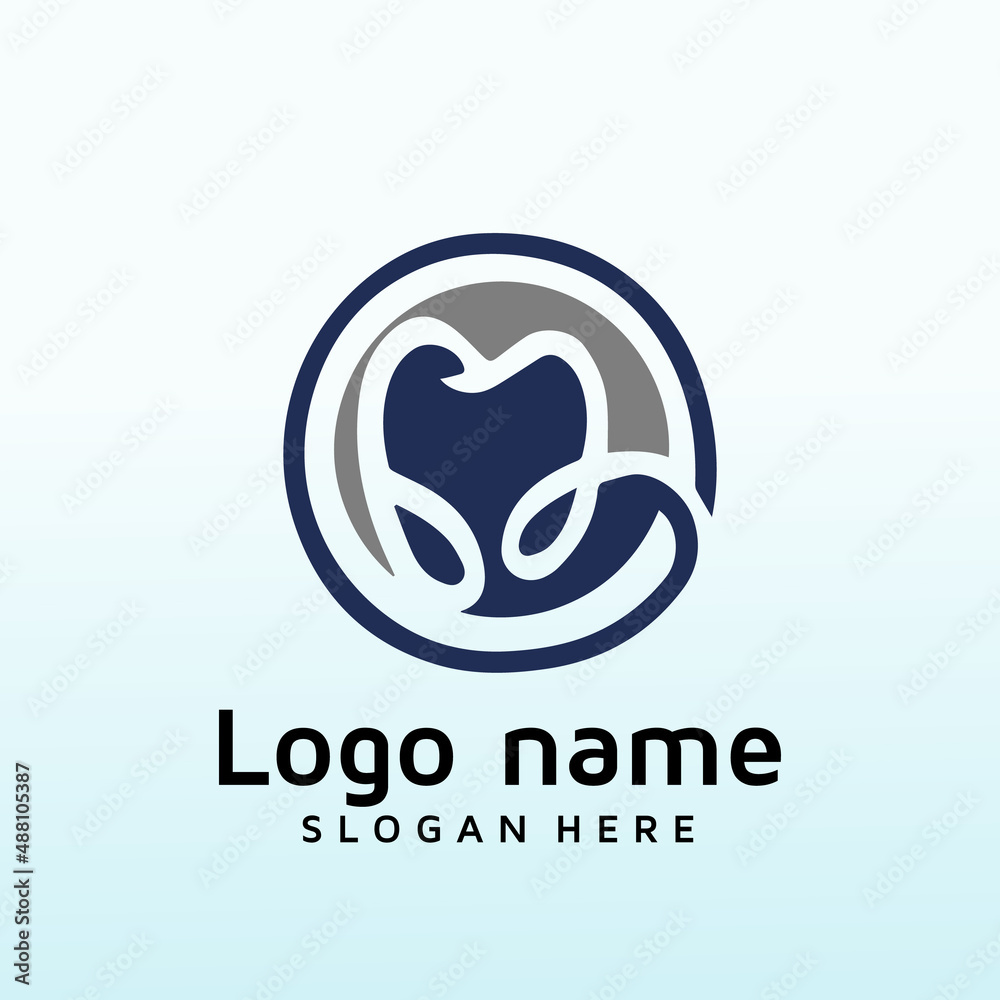 Design a cool modern logo for a dental office
