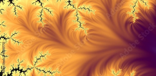 Abstract floral background fractal illustration
