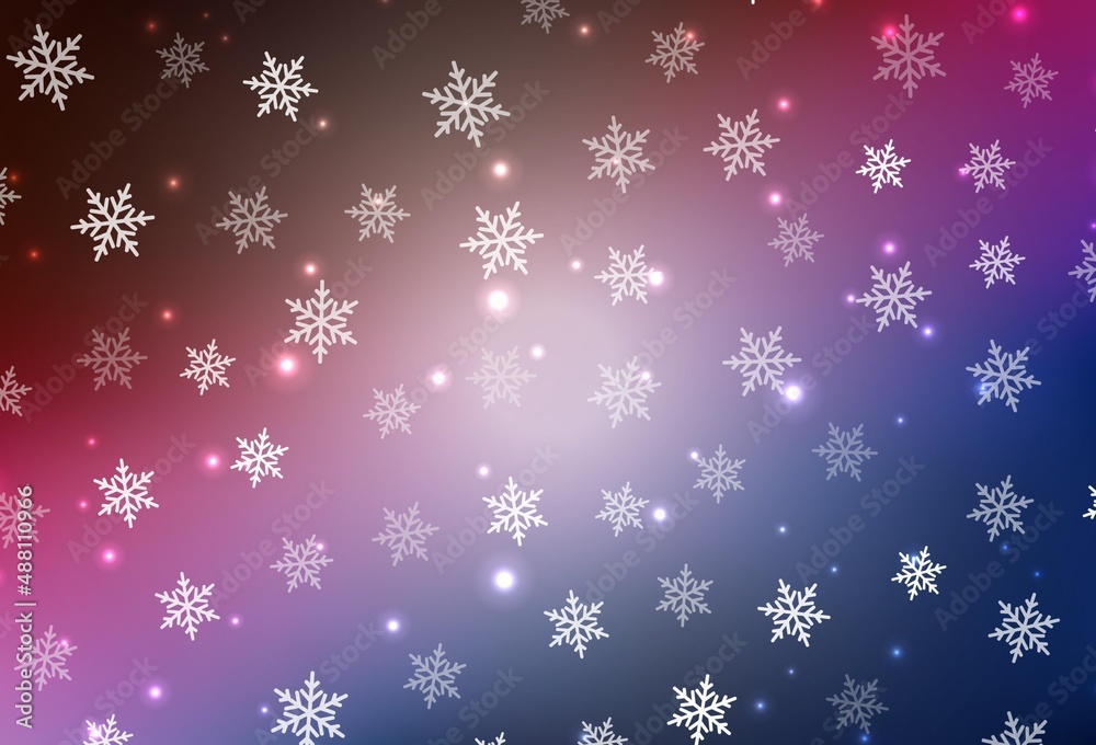 Dark Blue, Red vector pattern in Christmas style. Dark Blue, Red vector pattern in Christmas style.