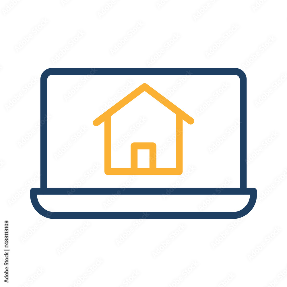 Online Computer Isolated Vector icon which can easily modify or edit

