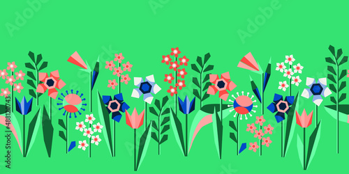 spring flowers background