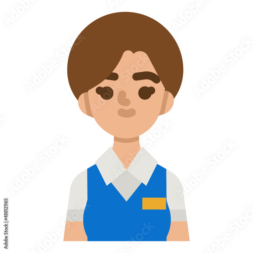seller flat icon