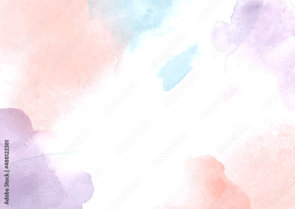 Hand painted watercolour background - obrazy, fototapety, plakaty 