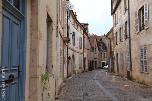Streets of Beaune  Burgundy  France