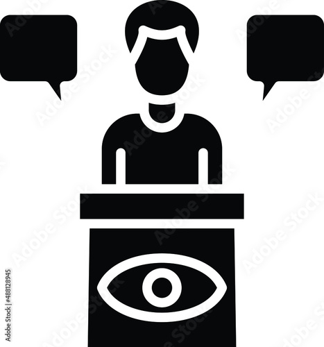 Eye Witness Icon Style