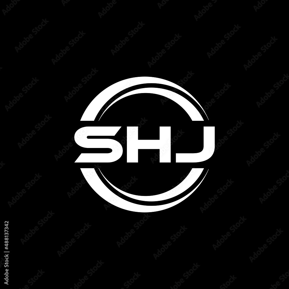 SHJ letter logo design with black background in illustrator, vector logo modern alphabet font overlap style. calligraphy designs for logo, Poster, Invitation, etc. SHJ letter logo design with black background in illustrator, vector logo modern alphabet font overlap style. calligraphy designs for logo, Poster, Invitation, etc.