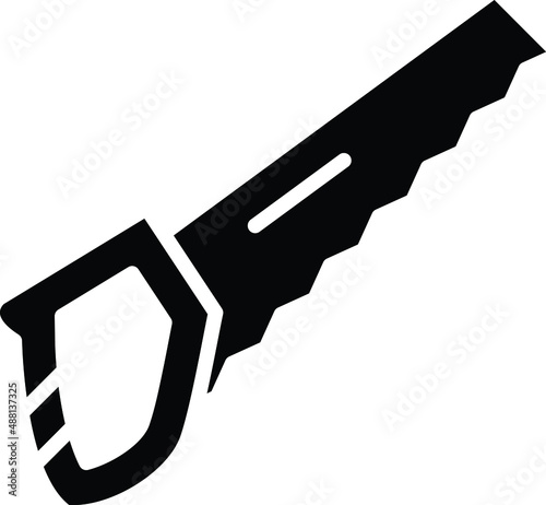 Hand Saw Icon Style
