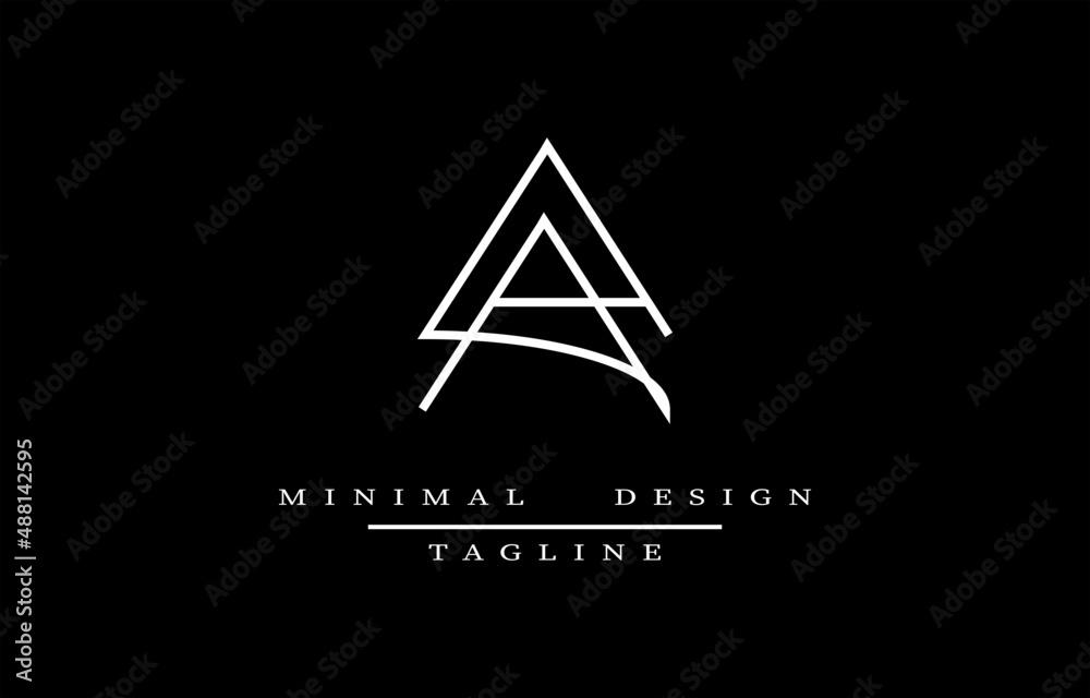 AA Minimalist Logo Design vector art Illuatration AA Minimalist Logo Design vector art Illuatration