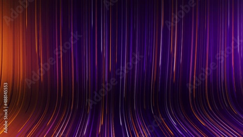 Loop video bg. Abstract colourful background with bright neon rays and glowing lines. Velvet violet looping background. Seamless loop animation 4k stock footage 