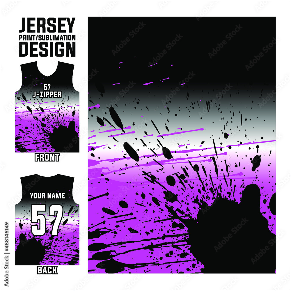 sublimation printing jersey fabric background vector design for sports team  uniforms Stock Vector | Adobe Stock