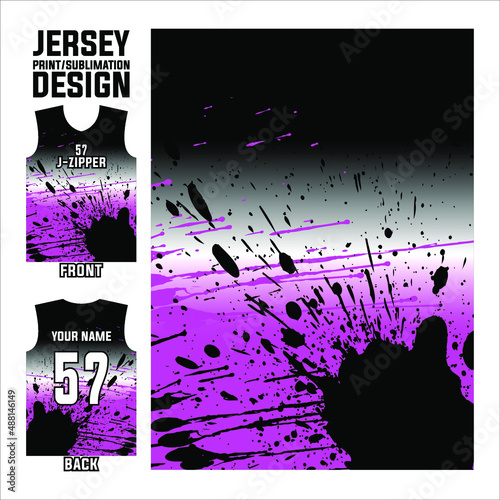 sublimation printing jersey fabric background vector design for sports team uniforms