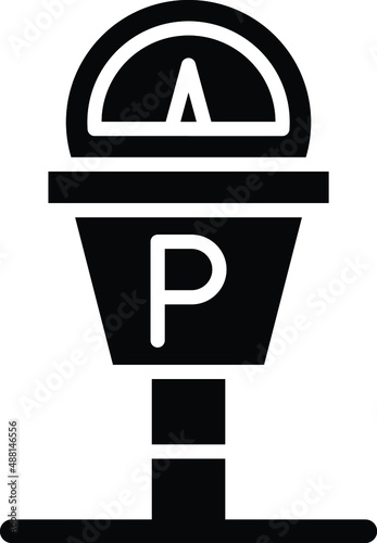 Parking Meter Icon Style