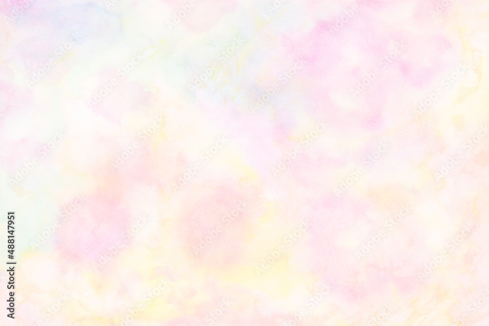 桜色の水彩背景 桜色の水彩背景