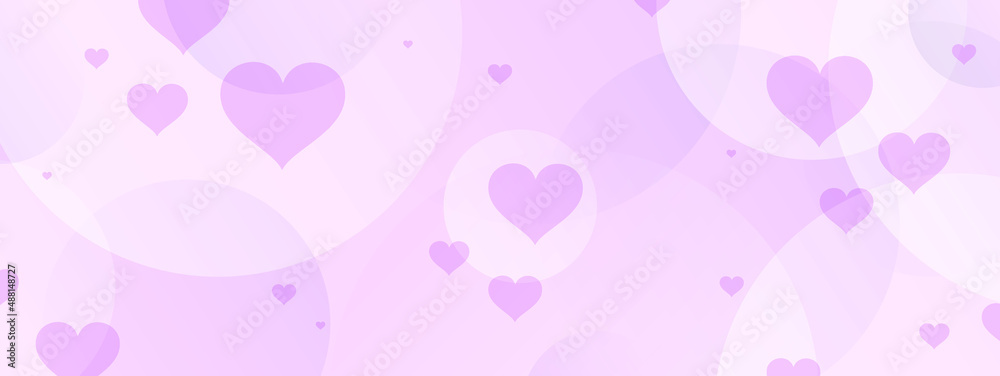 Fototapeta premium purple hearts background 