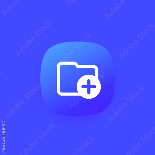 create new folder icon for apps and web