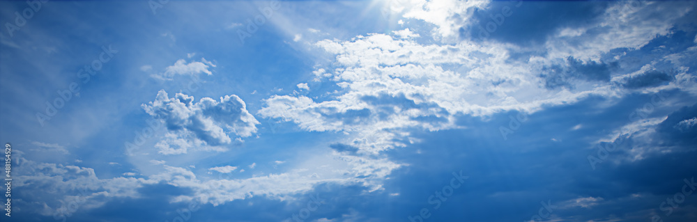 Fototapeta premium blue sky background, freedom concept