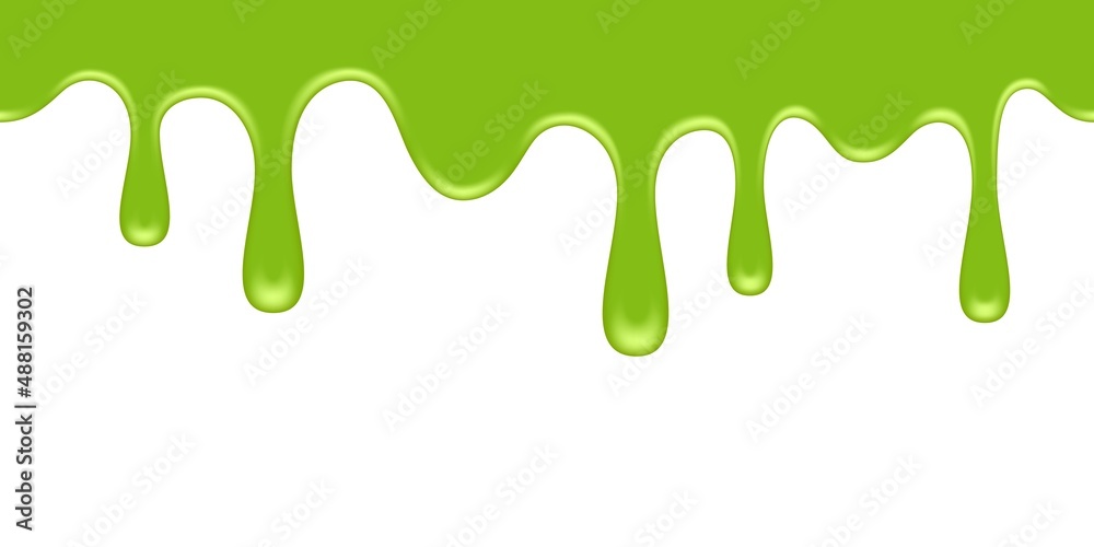Seamless melted green substance. Green sticky liquid. Melted paint drips and flowing. Halloween melted toxic blob. Seamless melted green substance. Green sticky liquid. Melted paint drips and flowing. Halloween melted toxic blob.