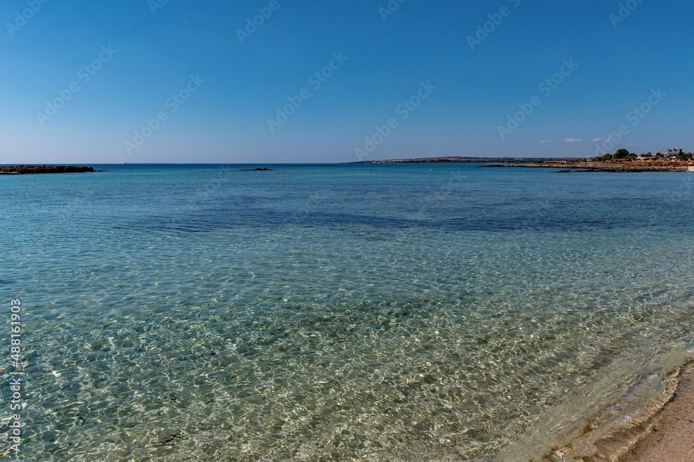 Der Ayia Thekla Beach in Ayia Napa, Famagusta auf Zypern