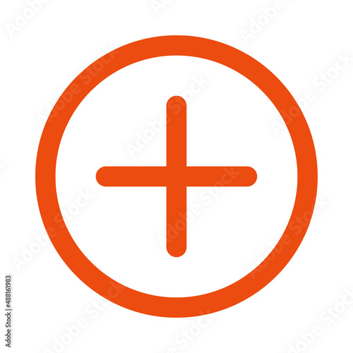 Circle add icon is made to complement your design needs, such as mobile and web applications,  business cards, flyers and others.
- Editable size and colour. File:
- Editable Vector Graphic (EPS)