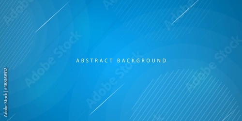 Abstract Design Background of Blue Waves,lines and circle pattern. Vector Illustration EPS10