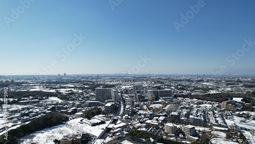 city aerial view