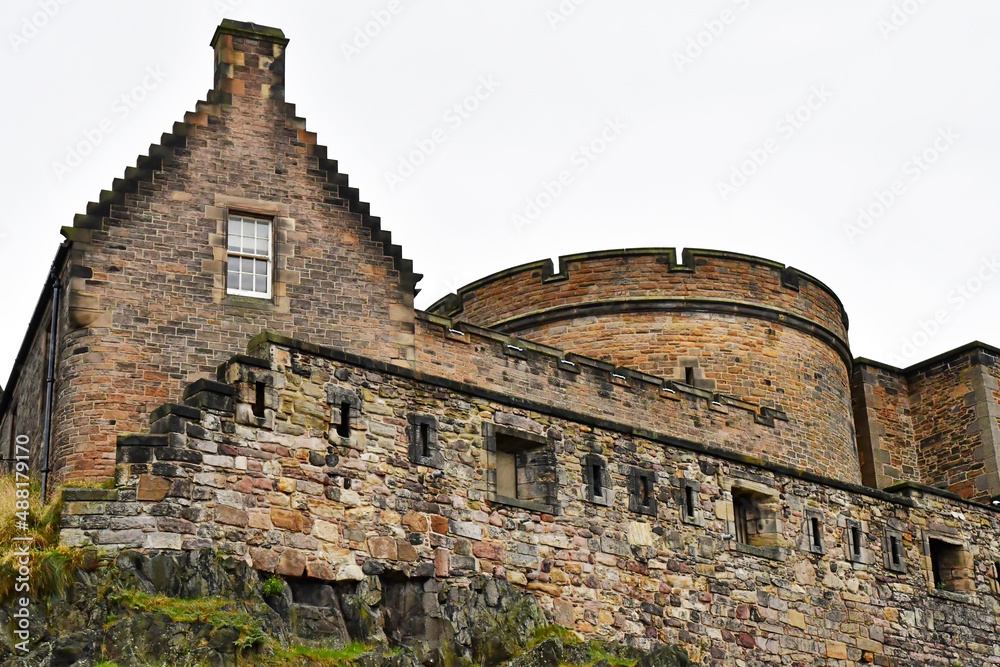 Edinburgh,Scotland - october 21 2021 : old picturesque castle
