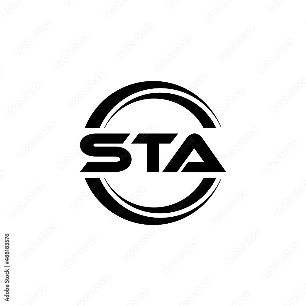 STA letter logo design with white background in illustrator, vector logo modern alphabet font overlap style. calligraphy designs for logo, Poster, Invitation, etc. STA letter logo design with white background in illustrator, vector logo modern alphabet font overlap style. calligraphy designs for logo, Poster, Invitation, etc.
