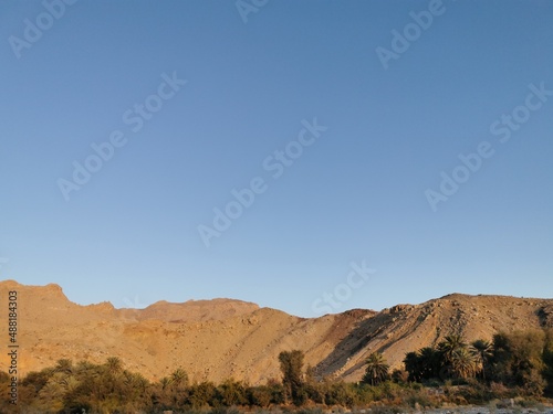 High mountains in the Sultanate of Oman Nizwa