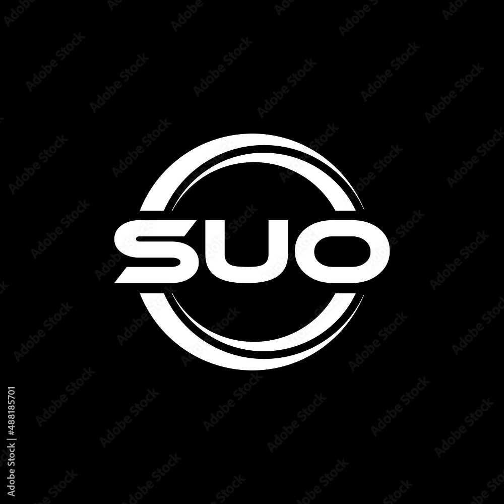 SUO letter logo design with black background in illustrator, vector logo modern alphabet font overlap style. calligraphy designs for logo, Poster, Invitation, etc. SUO letter logo design with black background in illustrator, vector logo modern alphabet font overlap style. calligraphy designs for logo, Poster, Invitation, etc.
