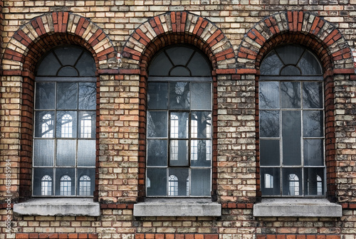 Old windows of lost place