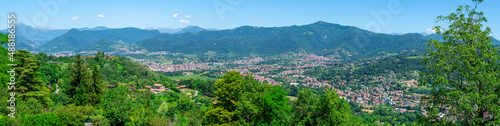 View of the hills around Bergamo