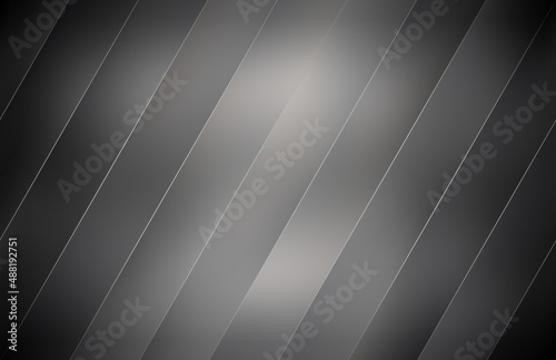 Black diagonal stripes motion effect abstract background. Smooth surface dark metallic abstraction.