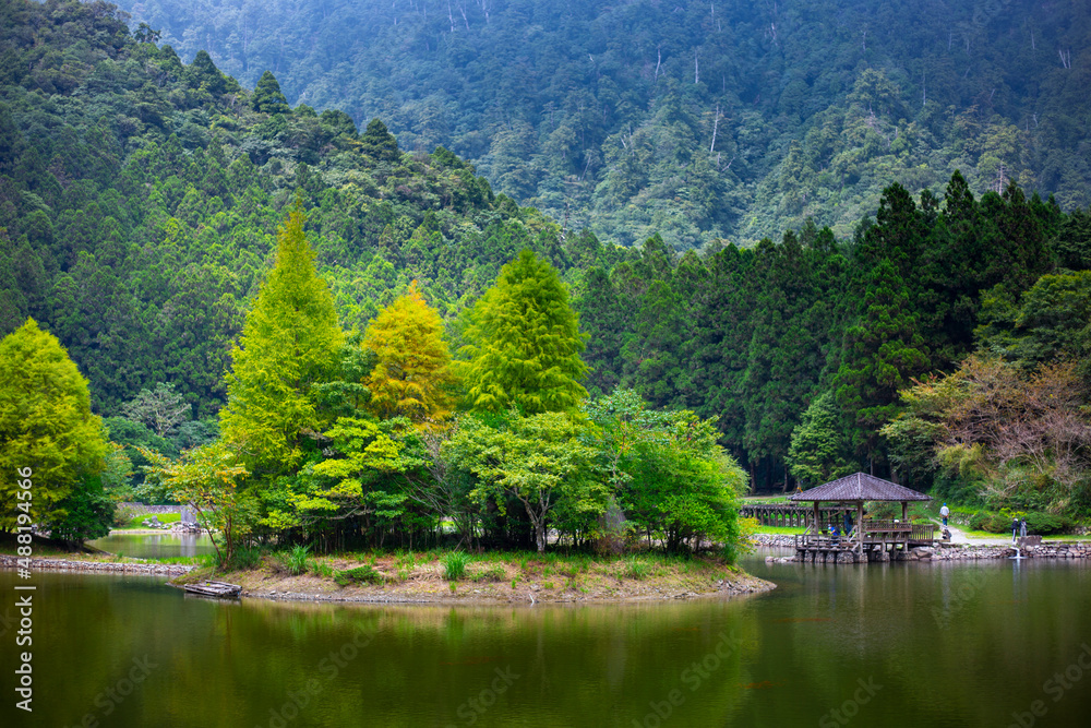 Taiwan, Yilan County, forest, mountain lake, Mingchi, famous, tourist attraction