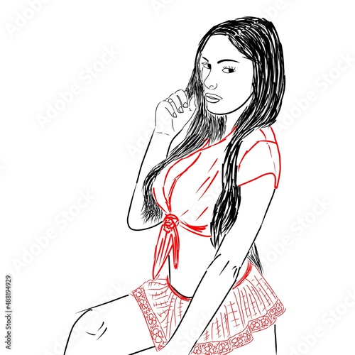 illustration fantasmes bdsm, bondage and sadomasochisme. Domination et soumission