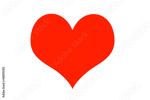 Free Download Hearts flat icons.Silhouette of Red heart on white background,I love you symbol.Love and romance sign. - GFXLoad