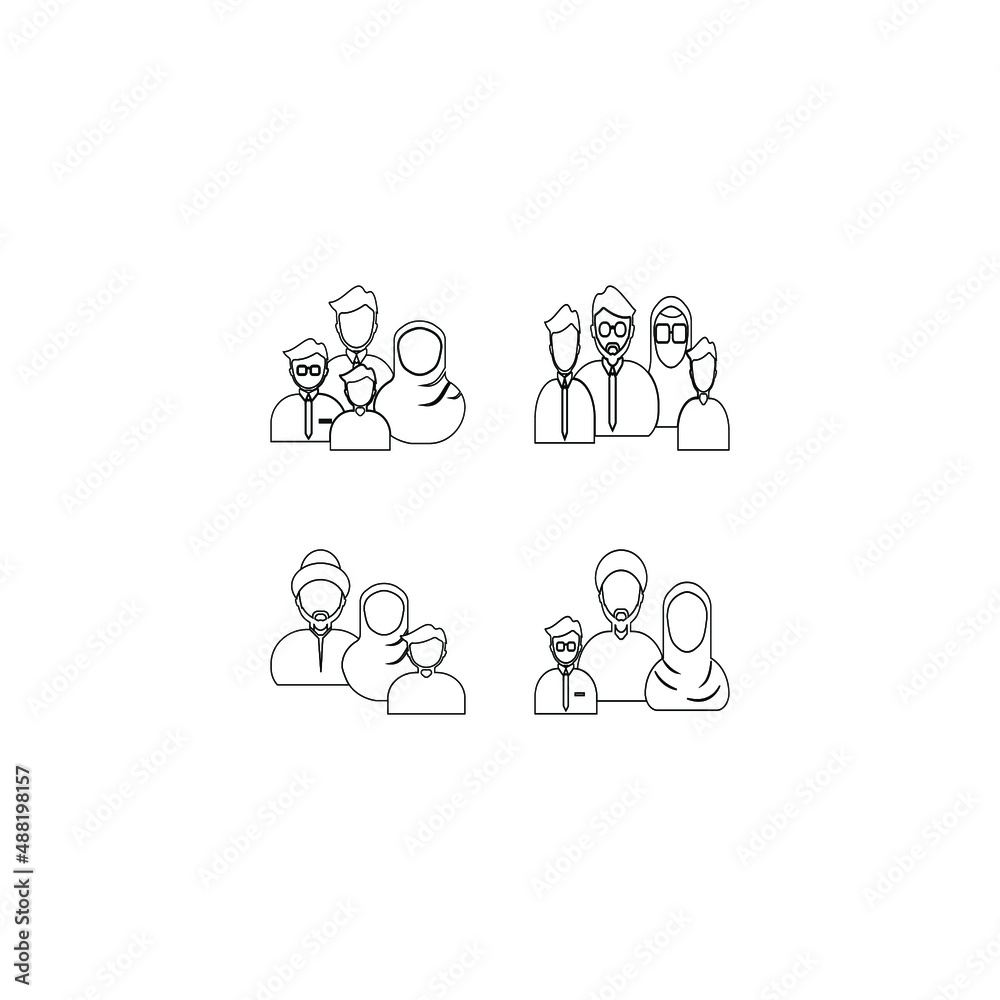 happy family illustration happy family illustration