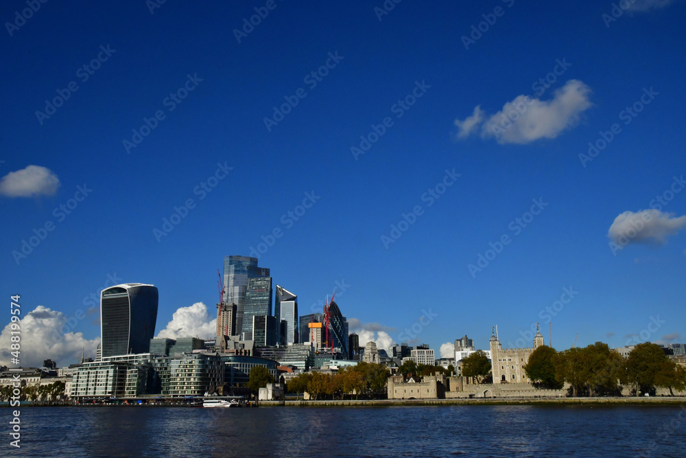 London; England - october 21 2021 : the city