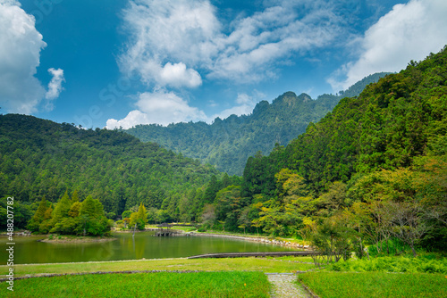 Taiwan, Yilan County, forest, mountain lake, Mingchi, famous, tourist attraction